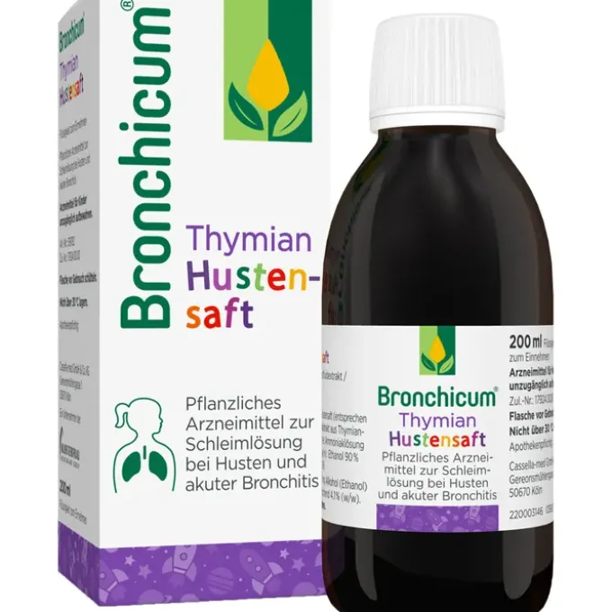 BRONCHICUM Thymian Hustensaft 200 ml