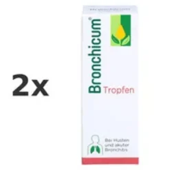 BRONCHICUM Tropfen – Natürliche Linderung bei Husten und Atemwegsbeschwerden 2x100ml