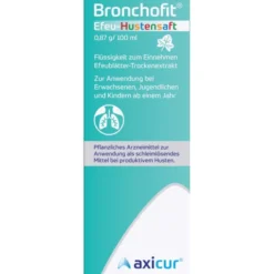 BRONCHOFIT Efeu-Hustensaft 0,87 g/100 ml FLE 100 ml