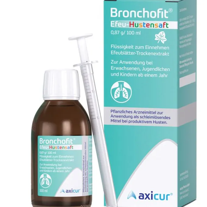 BRONCHOFIT Efeu-Hustensaft 0,87 g/100 ml FLE 100 ml