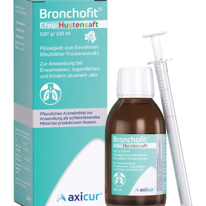 BRONCHOFIT Efeu-Hustensaft 0,87 g/100 ml FLE 100 ml
