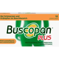 BUSCOPAN plus 10 mg/800 mg Suppositorien 10 St