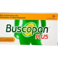 BUSCOPAN plus 10 mg/800 mg Suppositorien 10 St