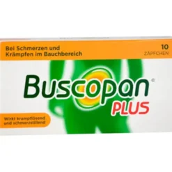 BUSCOPAN plus 10 mg/800 mg Suppositorien 10 St