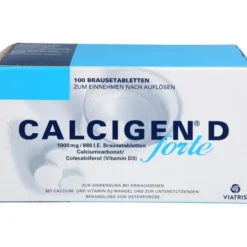 CALCIGEN D forte 1000 mg/880 I.E. Brausetabletten 100 St