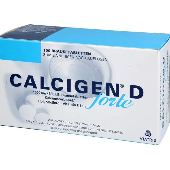 CALCIGEN D forte 1000 mg/880 I.E. Brausetabletten 100 St