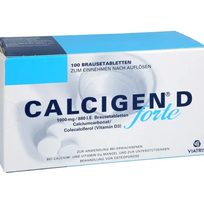 CALCIGEN D forte 1000 mg/880 I.E. Brausetabletten 100 St