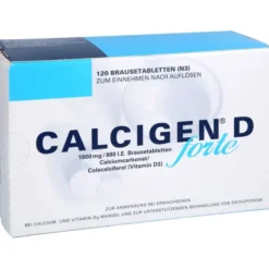 CALCIGEN D forte 1000 mg/880 I.E. Brausetabletten 120 St