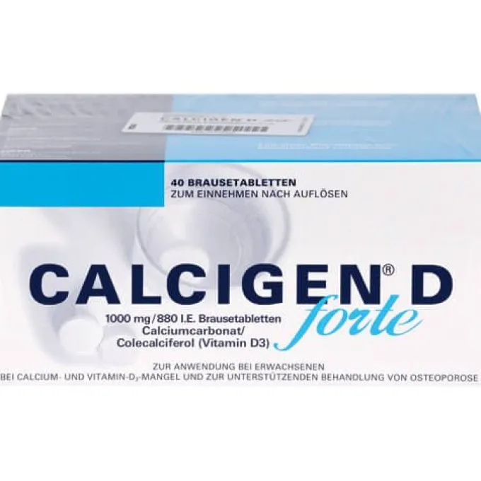 CALCIGEN D forte 1000 mg/880 I.E. Brausetabletten 120 St