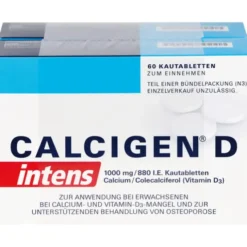 CALCIGEN D intens 1000 mg/880 I.E. Kautabletten 120 St