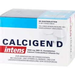 CALCIGEN D intens 1000 mg/880 I.E. Kautabletten 120 St