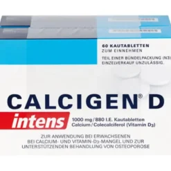 CALCIGEN D intens 1000 mg/880 I.E. Kautabletten 120 St