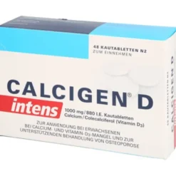 CALCIGEN D intens 1000 mg/880 I.E. Kautabletten 48 St