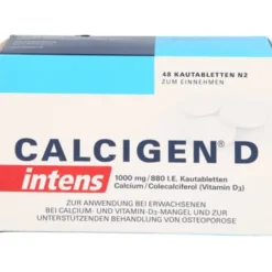 CALCIGEN D intens 1000 mg/880 I.E. Kautabletten 48 St