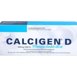 CALCIGEN D 600 mg/400 I.E. Brausetabletten 40 St