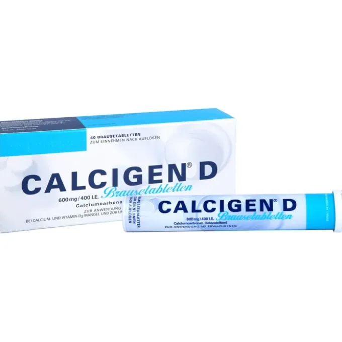 CALCIGEN D 600 mg/400 I.E. Brausetabletten 40 St