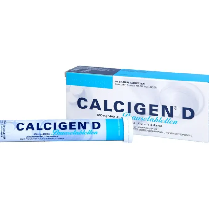 CALCIGEN D 600 mg/400 I.E. Brausetabletten 40 St