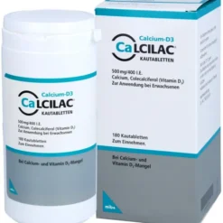 CALCILAC Kautabletten 500 mg/400 I.E. 180 St