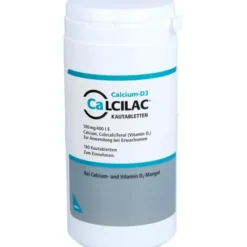 CALCILAC Kautabletten 500 mg/400 I.E. 180 St