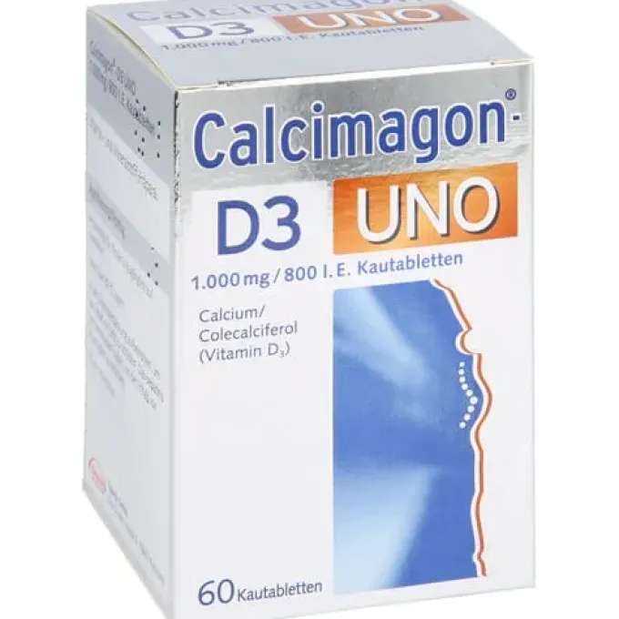 CALCIMAGON D3 Uno Kautabletten 60 St