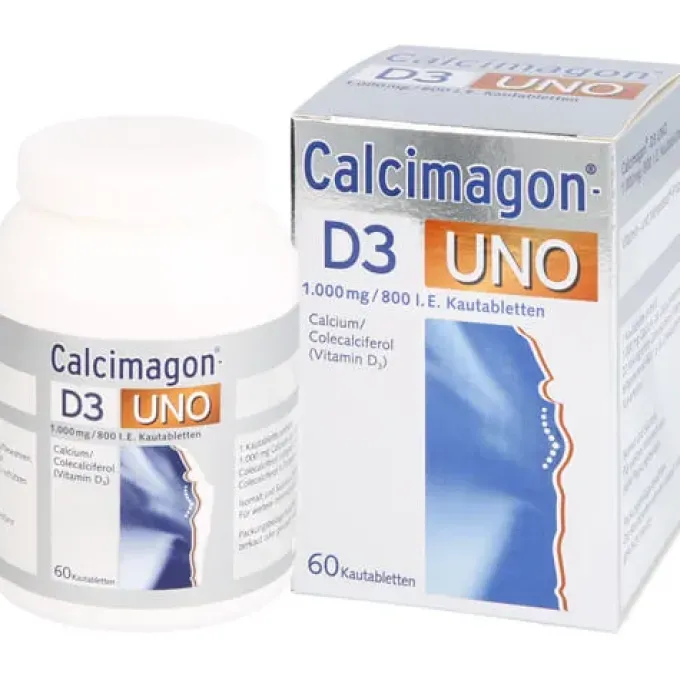 CALCIMAGON D3 Uno Kautabletten 60 St