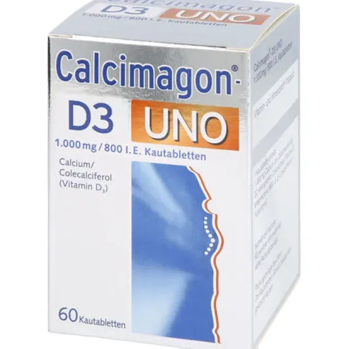 CALCIMAGON D3 Uno Kautabletten 60 St