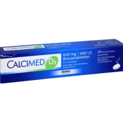 CALCIMED D3 600 mg/400 I.E. Brausetabletten 20 St