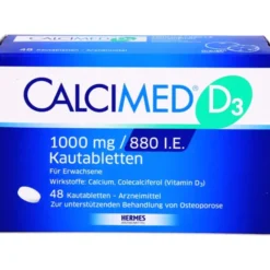 CALCIMED D3 1000 mg/880 I.E. Kautabletten 48 St