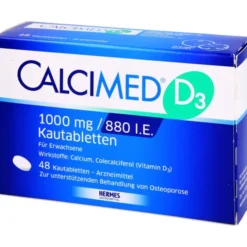 CALCIMED D3 1000 mg/880 I.E. Kautabletten 48 St