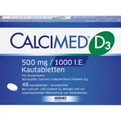 CALCIMED D3 500 mg/1000 I.E. Kautabletten 48 St
