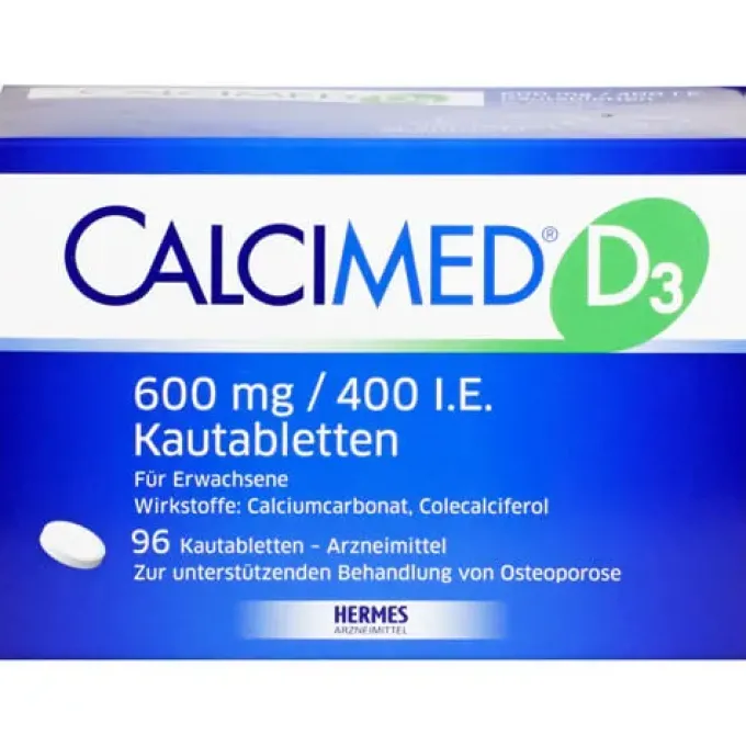 CALCIMED D3 600 mg/400 I.E. Kautabletten 96 St