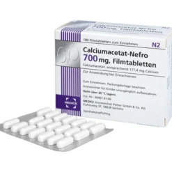 CALCIUMACETAT NEFRO 700 mg Filmtabletten 100 St