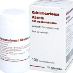 CALCIUMCARBONAT ABANTA 500 mg Kautabletten 100 St