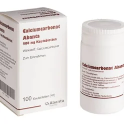 CALCIUMCARBONAT ABANTA 500 mg Kautabletten 100 St