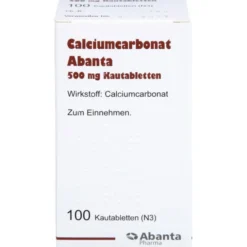 CALCIUMCARBONAT ABANTA 500 mg Kautabletten 100 St