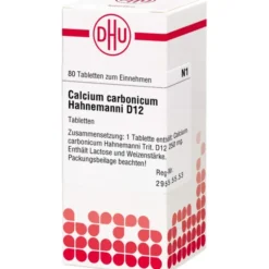 CALCIUM CARBONICUM Hahnemanni D 12 Tabletten 80 St
