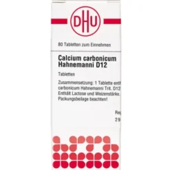CALCIUM CARBONICUM Hahnemanni D 12 Tabletten 80 St