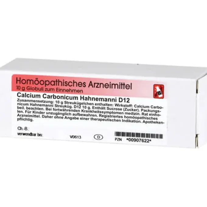 CALCIUM CARBONICUM Hahnemanni D 12 Globuli 10 g