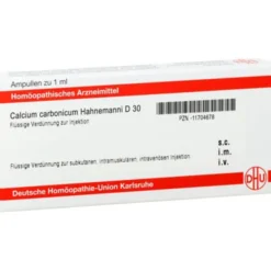 CALCIUM CARBONICUM Hahnemanni D 30 Ampullen 8X1 ml