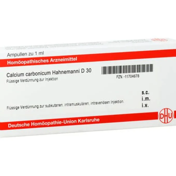 CALCIUM CARBONICUM Hahnemanni D 30 Ampullen 8X1 ml