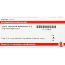 CALCIUM CARBONICUM Hahnemanni D 30 Ampullen 8X1 ml
