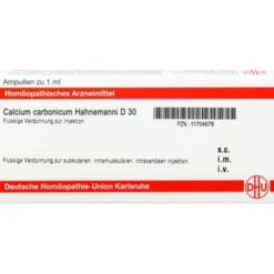 CALCIUM CARBONICUM Hahnemanni D 30 Ampullen 8X1 ml