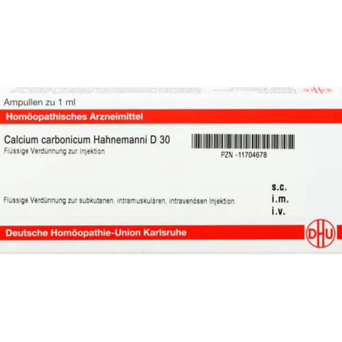 CALCIUM CARBONICUM Hahnemanni D 30 Ampullen 8X1 ml