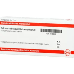 CALCIUM CARBONICUM Hahnemanni D 30 Ampullen 8X1 ml