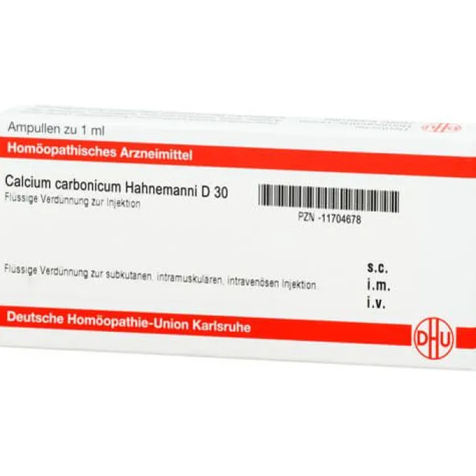 CALCIUM CARBONICUM Hahnemanni D 30 Ampullen 8X1 ml