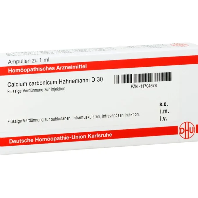 CALCIUM CARBONICUM Hahnemanni D 30 Ampullen 8X1 ml