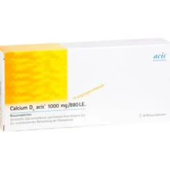 CALCIUM D3 acis 1000 mg/880 I.E. Brausetabletten 40 St