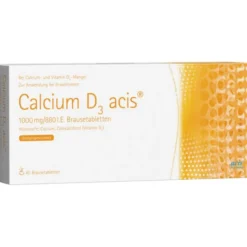 CALCIUM D3 acis 1000 mg/880 I.E. Brausetabletten 40 St