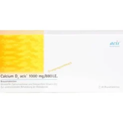 CALCIUM D3 acis 1000 mg/880 I.E. Brausetabletten 40 St