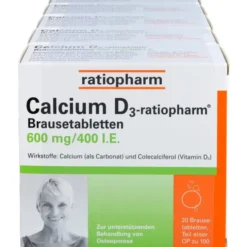CALCIUM D3-ratiopharm Brausetabletten 100 St